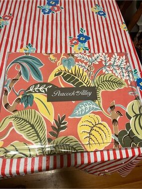 Peacock Alley Multicolor floral tropical print standard pillow sham